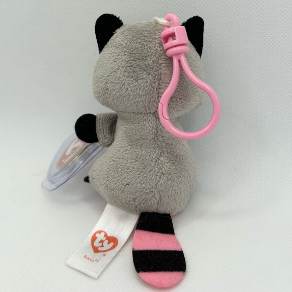 Ty Beanie Boos Collection Rocco the Racoon Plush Bundle - Picture 9 of 9